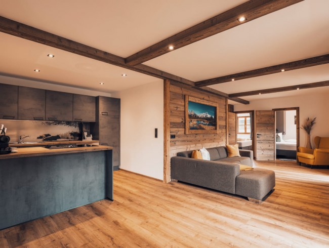 Wohnbereich mit Küche