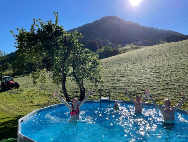 Wasserspaß im Pool