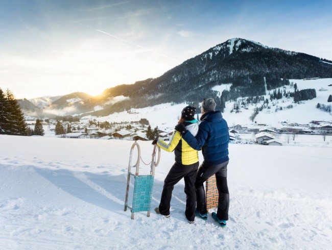 Schlittenfahren © Tourismusverband St. Martin am Tennengebirge